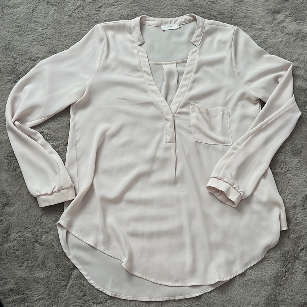Lush cream blouse top or tunics  size S